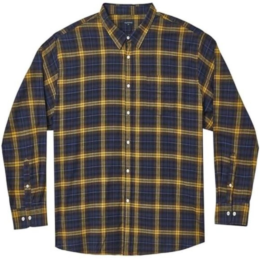 Double Pump Big and Tall Flannel Shirts for Men Cotton Long Sleeve Casual - Picture 6 of 6